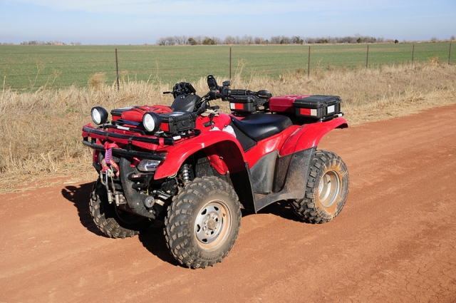  Steigen Sie in ein Quad ein 
